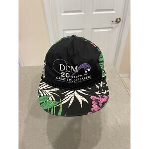 Rare Vintage DCM Loudspeakers Hat Floral Design